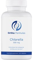 Chlorella - 500 mg - 180 tabletten - lever detox - reiniging - antioxidant - energie - vegan