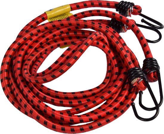 4mm Elastisch Touw - Blauw- 100 meter op rol