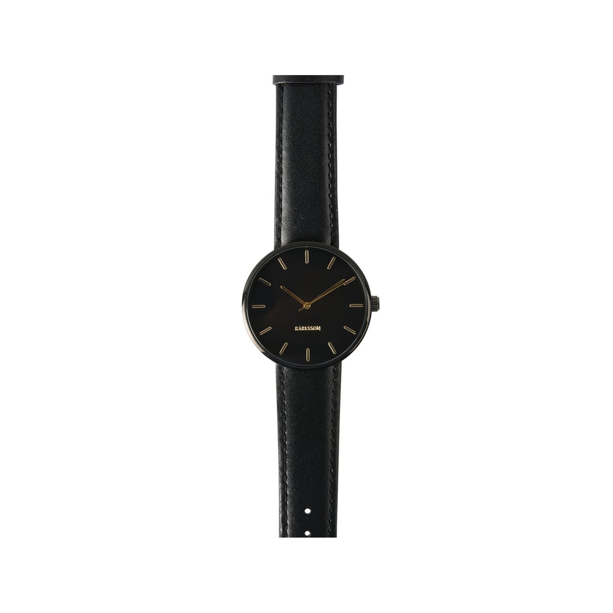 Karlsson Horloge Minimal - Zwart - Ø4cm - Scandinavisch,Modern