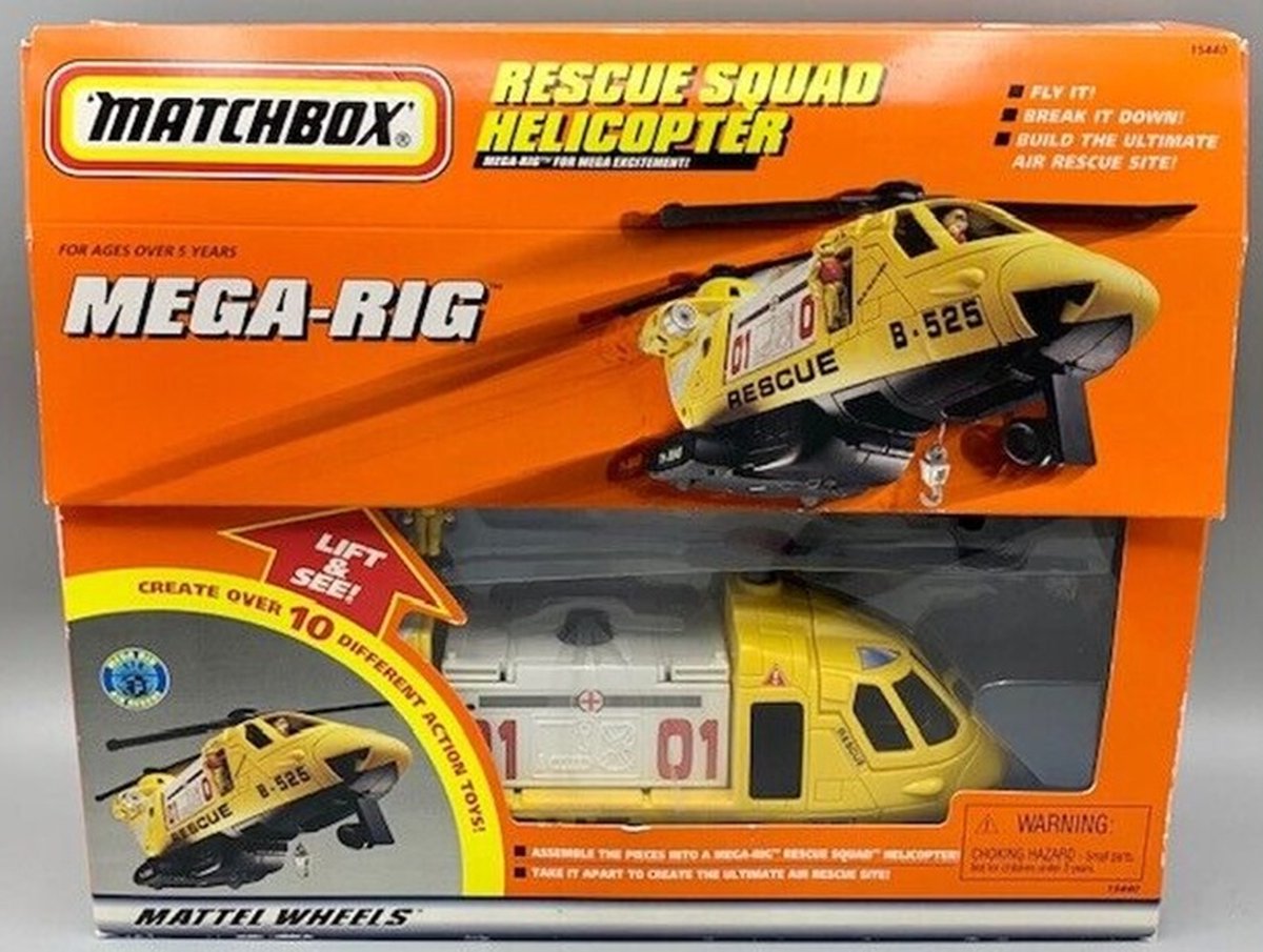 Matchbox Cars Action Drivers Epic Construction Yard speelset, 50,8 cm hoge kraan en bouwvoertuig in schaal 1:64