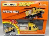 Hélicoptère Matchbox Mega Rig Rescue Squad - Vintage 1997 Mattel