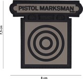 101 Inc Embleem 3D Pvc Pistol Marksman Grijs  18010