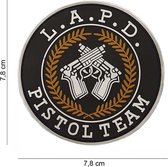 101 Inc Embleem 3D Pvc L.A.P.D. Pistol Team  12041