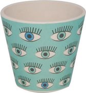 Quy Cup - 90ml Ecological Espresso Reisbeker - “Eyes” 7x7x7cm
