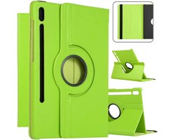 360 graden draaibare stand cover Hoes Geschikt voor: Samsung Galaxy Tab S8 Ultra 16.4 inch - Hoesje met Auto Wake Sleep voor SM-X900 X906 - groen