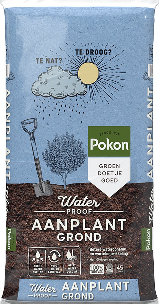 Pokon Waterproof Aanplantgrond - met Kokosvezel en Perliet - 45L