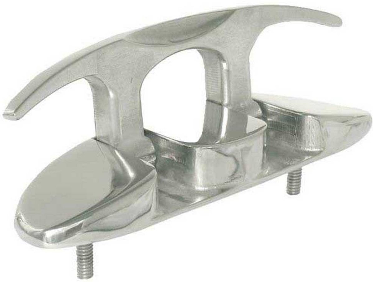 Talamex opvouwbare RVS Cleat 114mm x 38mm schroefmontage