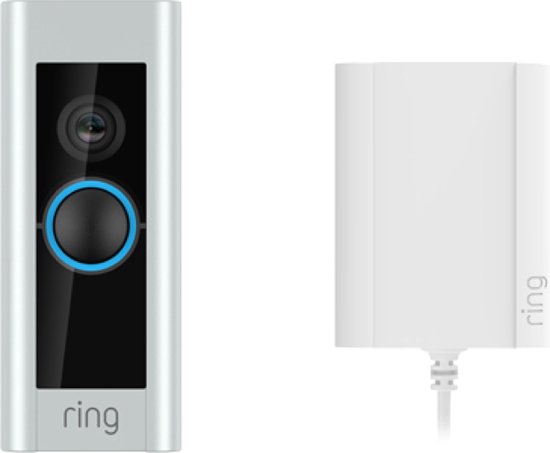 Ring Video Deurbel Pro 2 Plug-In - Slimme deurbel - 1536p HD-video - 3D-bewegingsdetectie - Ring