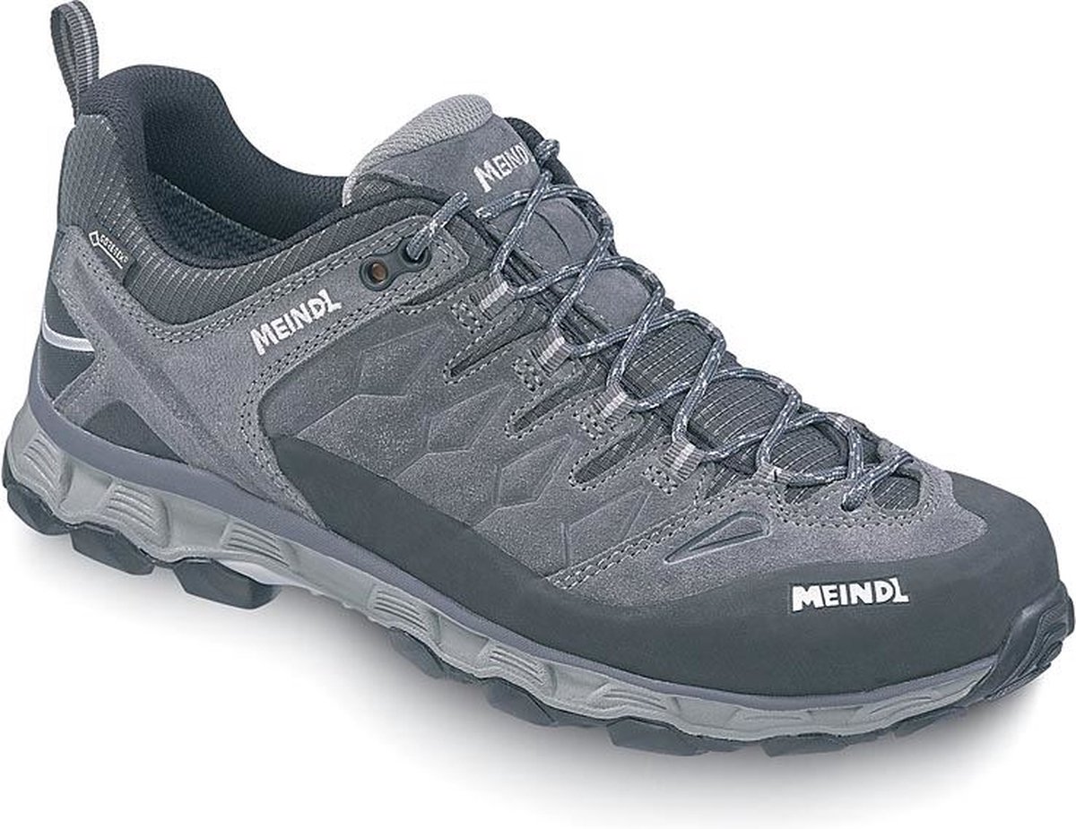 Meindl Lite Trail Gtx Heren Lage Wandelschoen Grau/Graphit 8/42 Grijs