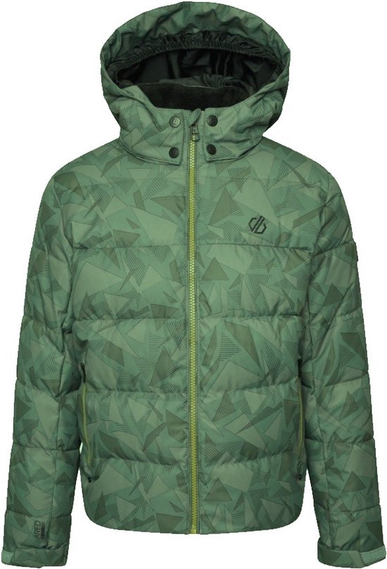 Dare2B Kinder All About Wintersportjas DuckGreenGeo Maat 140