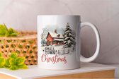 Mok Small Twon Christmas - Gift - Cadeau - HolidaySeason - MerryChristmas - WinterWonderland - FarmLife - Farmers - Boerenleven - Boerenbedrijf