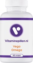 Vitaminepillen.nl | Vegan Omega 3 - Vcaps - 60 stuks - Met een hoog DHA en EPA gehalte. Reguleert het cholesterol - en bloeddrukgehalte. Ondersteunt hart en bloedvaten.