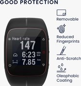 kwmobile 2x smartwatch screenprotectors geschikt voor Polar M400 / M430 - Gehard glas - Horloge glas bescherming - Smartwatch bescherming