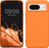 kwmobile telefoonhoesje geschikt voor Google Pixel 8 - Hoesje voor smartphone - Back cover in fruitig oranje
