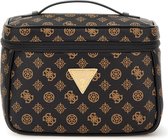 Guess Wilder Toiletry Train Case Dames Beautycase - Brown - One Size