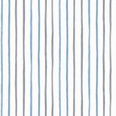 Laura Ashley Vliesbehang | Painterly Stripe - Blauw