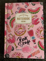 Blond Amsterdam - Pink Stuff - Notitieboek - A5 - Roze