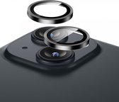 2-PACK - iPhone 15 Camera Protector | (Kleur Zwart) | Ultra-Duurzaam Shield Glas, Krasbestendig en Anti-Reflectie, iphone 15 camera lens protector, Eenvoudig te Installeren