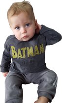 Batman - longsleeve - shirt - grijs - maat 98/104