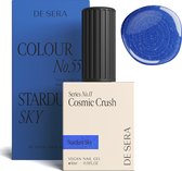The Sera Gellak - Vernis à ongles gel bleu Glitter - Blauw - 10ML - Couleur No 55 Ciel de poussière d'étoile