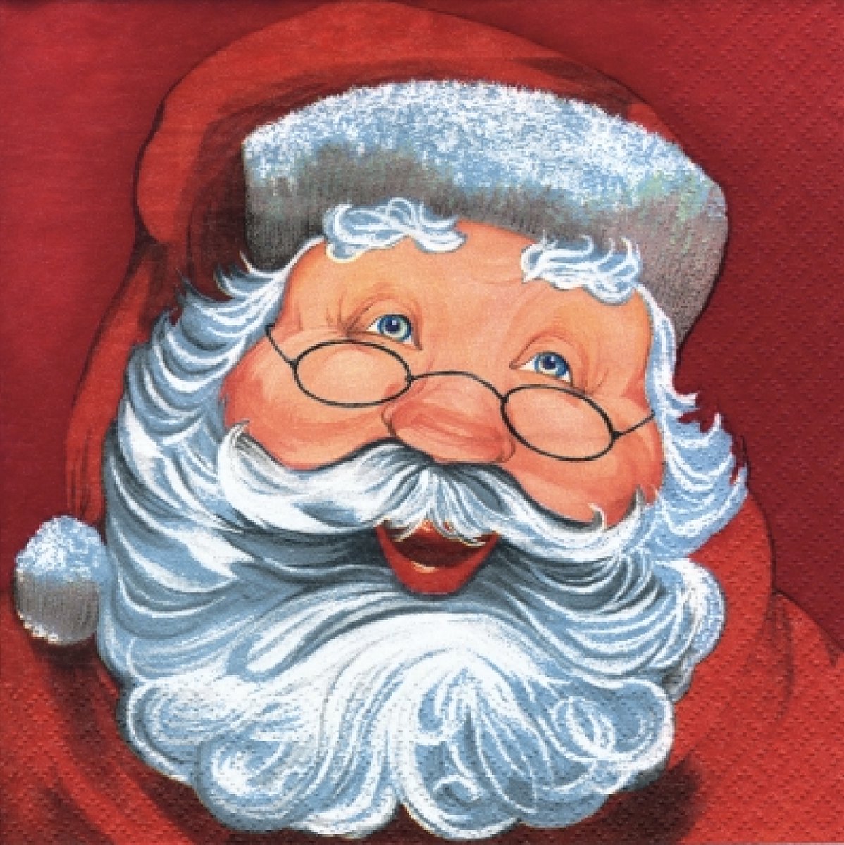 Servetten Kerstman - kerst - santa clause - christmas - xmas - 33 x 33 centimeter - 20 servetten