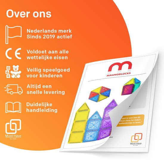Magnetische Blokken 30x - Bouwstenen - Magnetische Bouwblokken - Schoencadeau - Magnetische Tegels - Kado - Kinderspeelgoed Jongens - 6 Jaar - 7 Jaar - Magneet Speelgoed - Meisjes - Educatief Speelgoed - Magnetisch Speelgoed - Sinterklaas Cadeautjes van Merkloos — afbeelding 4