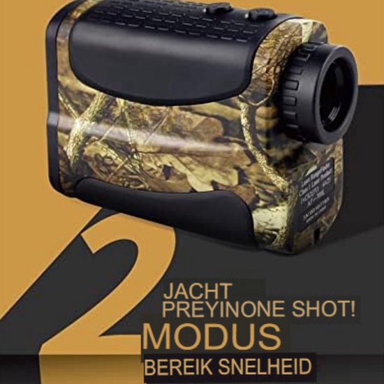 Afstandsmeter Golf - Rangefinder - Golf Accessoires - Bruin van Lazydogz — afbeelding 2