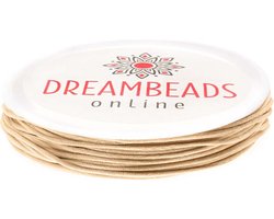 Satijnkoord (2 mm) Champagne (8 Meter)