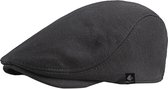 FlatCap - Zwart - vintage cap - Cadeau Man Verjaardag - One Size - KRANTENJONGENSPET - hippie accessoires-retro - Hoed-kerstcadeau