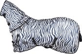 Pagony Zebra Rolnek Vliegendeken - Paardendeken - Maat: 185 - Zwart/Wit - Katoen