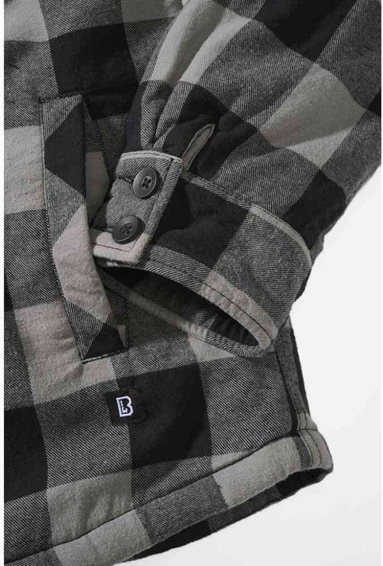 Brandit - Lumber Jacket - 5XL - Zwart/Grijs