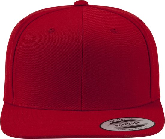Flexfit - Classic Snapback red/red one size Snapback Pet - Rood