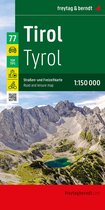 Tyrol, Straßen- und Freizeitkarte 1:150 000, Freytag & Berndt