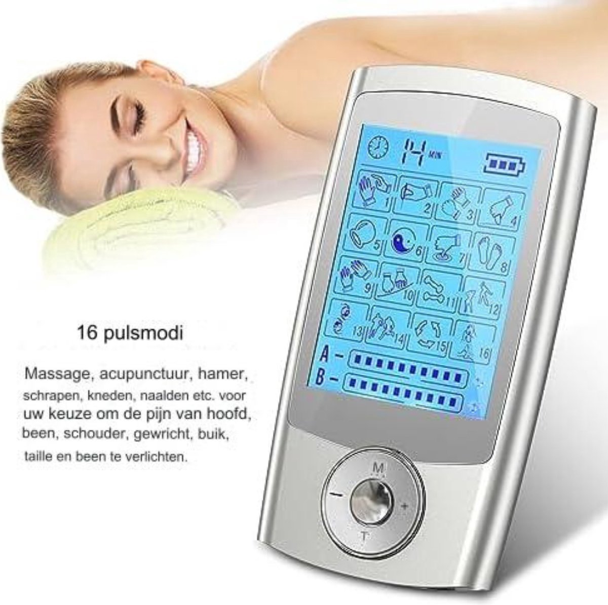 BeltAvenue Tens Apparaat Spierstimulatie met Elektroden - afbeelding 2