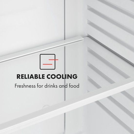 Klarstein Mini-koelkast voor kamer, 13L mini-koelkast voor drankjes & cosmetica, Kleine minibar, Koelkast klein & stil, Verstelbaar schap, Kleine skincare-koelkast 5-15°C van Klarstein — afbeelding 4