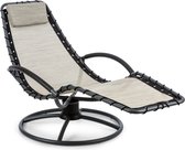 Bol.com The Chiller swingstoel 77x85x173cm 360°comfort ComfortMesh beige aanbieding