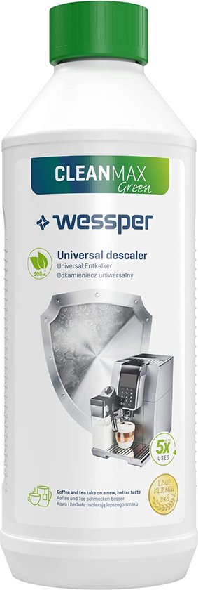 Ecologische BIO ontkalker voor volautomatische koffiemachine, 500 ml, koffiezetapparaat, espressomachines, compatibel met Delonghi, Senseo, Saeco, Nespresso, Jura, Siemens, Miele - CA6700