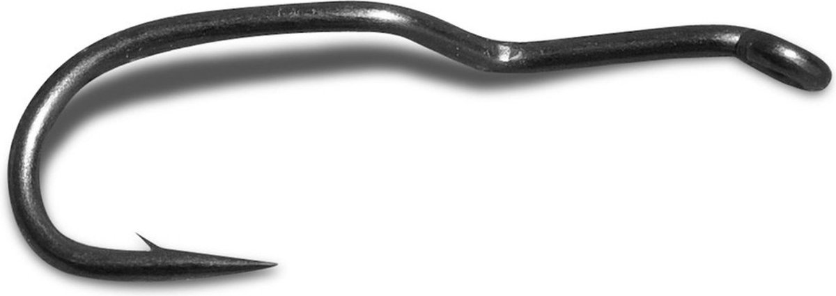 Carp R Us Cranked Hook Zwart #8
