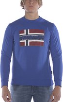 Napapijri Bench C Blauw Sweatshirt - Streetwear - Volwassen