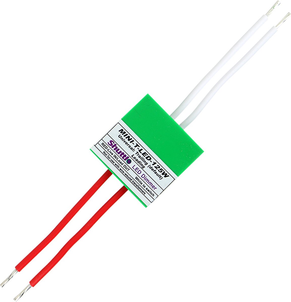 Shuttle dimmer LED/halogeen universeel 125W