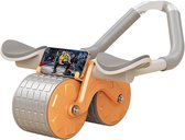 Luxe Ab roller - Training van de Buikspieren - buikspiertrainer met Arm Ondersteuning - Thuis Trainingsapparatuur
