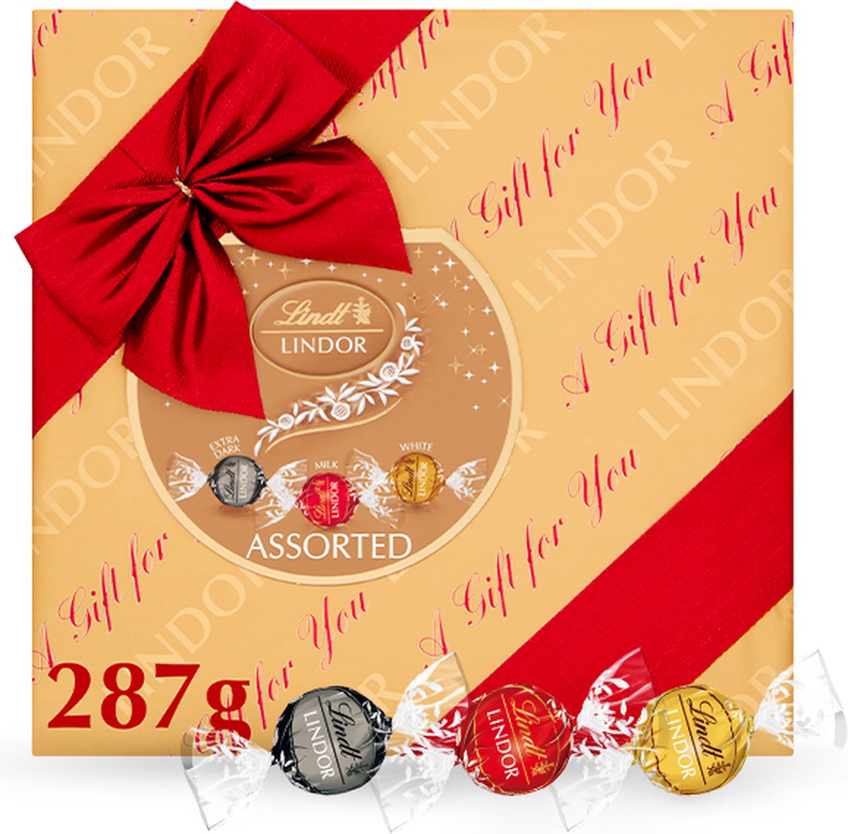 Boîte Cadeau LINDOR Chocolat au Lait 287g