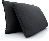 Moderne Sofa Kussenset 40x60 met zachte OEKO-TEX Katoenen Hoes - Comfortabel sierkussen met medium harde kussen vulling - Perfect als decoratief rugkussen - Premium sofakussen