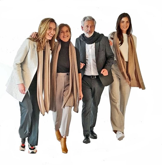 Écharpe beige de cachemire et de soie comme foulard Pashmina, 200 * 70 cm, mariage, châle, châle pour dames. Écharpes, pashmina, étole pour dames.