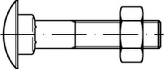 Slotbouten RVS A2 DIN 603 6x35 200 stuks kopen? Achteraf betalen