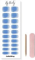 By Emily® Gel Nail Wraps & Gellak Stickers - Ice Breaker - Nagelstickers - Gel Nagel Folie - DIY Manicure - Langhoudende Nail Art - UV LED Lamp Vereist - Trendy Designs - SpringNails- Lente - Nagels Inspiratie - Veilig voor Nagels - 20 Stickers