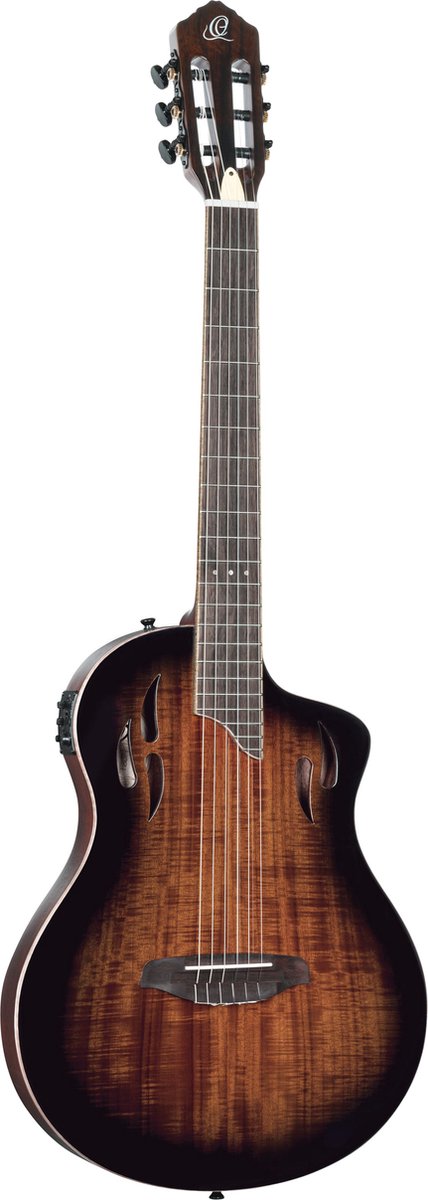 Ortega RTPDLX-ACA Akazien Burst - 4/4 Klassieke gitaar