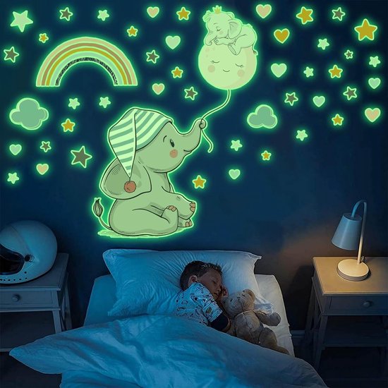 Autocollants Cheval Arc-en-ciel Pour Chambre D'enfant - 2 Feuilles 30x40 Cm, Pailletés, PVC