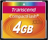 Transcend TS4GCF133 mémoire flash 4 Go CompactFlash MLC