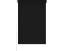 vidaXL - Rolgordijn - voor - buiten - 185(B)x230(H) - cm - zwart